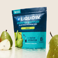 Stylized image of Liquid I.V.® pouch. 