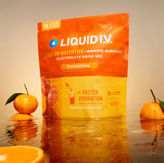 Stylized image of Liquid I.V.® pouch. 