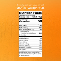 Mango Passion Fruit Hydration Multiplier® +Immune Support